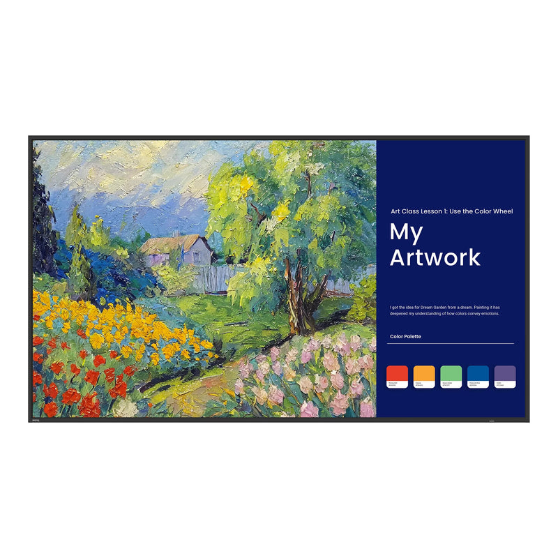 BenQ SL5504 Smart Signage Display Digital fladpaneldisplay 139,7 cm (55") LCD 500 cd/m² 4K Ultra HD Sort Indbygget processer Android