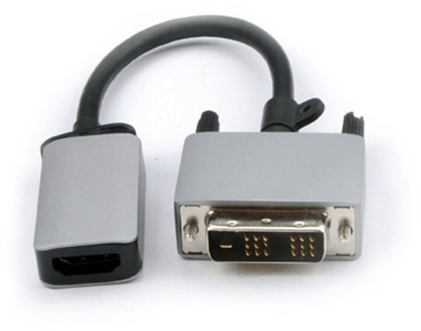 Prokord VA-DVI-HDMI videokabel adapter DVI-D Sort, Grå