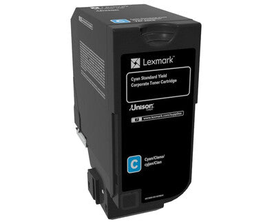 Lexmark 74C2SCE tonerpatron 1 stk Original Blå