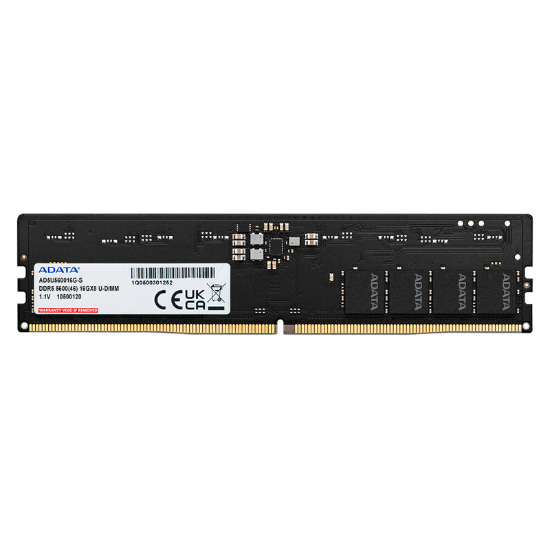 ADATA DDR5 5600 U-DIMM hukommelsesmodul 8 GB 1 x 8 GB 288-pin DIMM