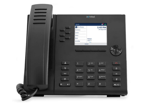 Mitel 6915 IP-telefon Sort LCD Wi-Fi
