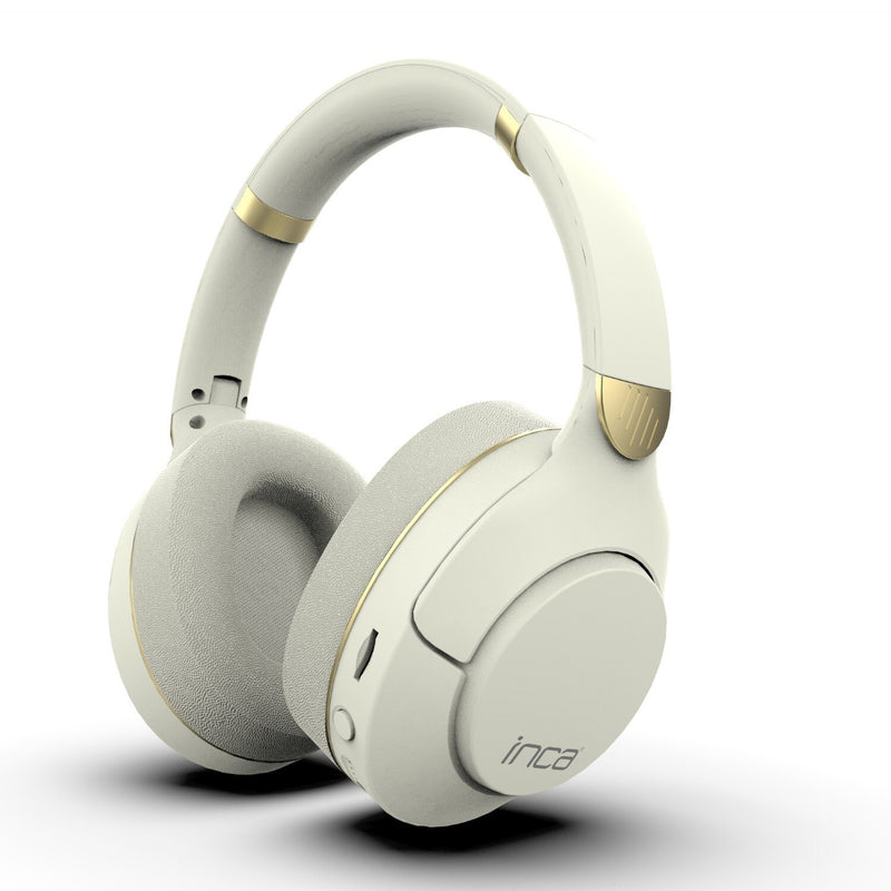 Inca IBK-503B hovedtelefoner/headset Trådløs Opkald/musik Bluetooth Hvid