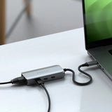 Satechi ST-H3C25EM interface hub USB Type-C 10000 Mbit/s Grå