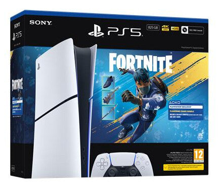 Sony Interactive Entertainment PlayStation 5 Digital Edition - Fortnite Flowering Chaos Bundle 825 GB Wi-Fi Sort, Hvid
