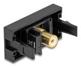 DeLOCK Easy 45 stikkontakt RCA Sort, Hvid