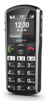 Emporia SIMPLICITY-LTE 5,08 cm (2") 90 g Sort, Sølv Begynder telefon