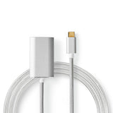 Nedis CCTB64680AL20 videokabel adapter 2 m HDMI Type A (Standard) USB Type-C Sølv