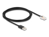 DeLOCK 67016 signalkabel 2 m Sort