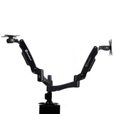 Silverstone SST-ARM22BC skærmbeslag og -stativer 61 cm (24") Skrivebord Sort
