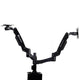 Silverstone SST-ARM22BC skærmbeslag og -stativer 61 cm (24") Skrivebord Sort