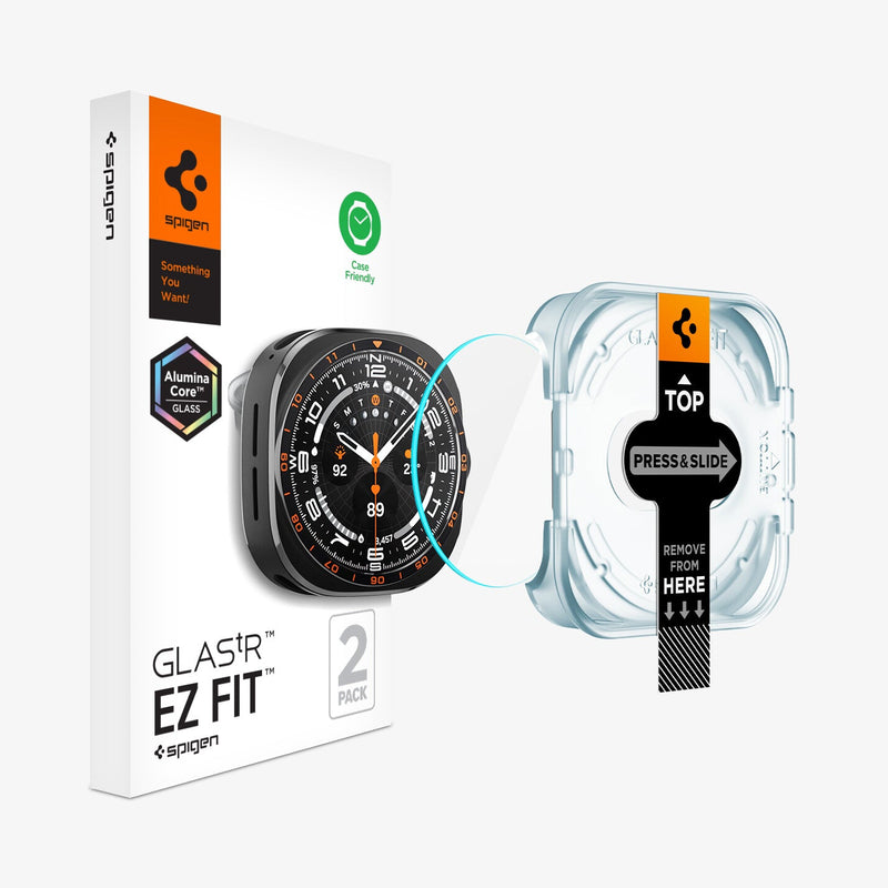 Spigen GLAS.tR EZ Fit Skærmbeskytter Transparent Hærdet glas