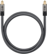 Goobay 65305 lydkabel 2 m Toslink Sort, Sølv