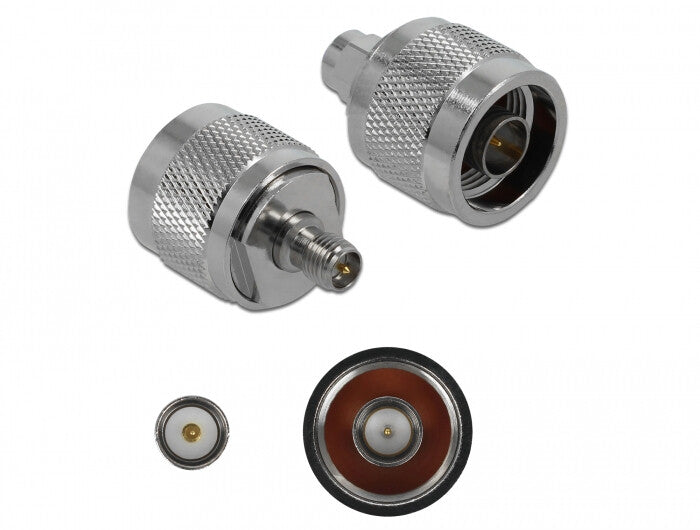 DeLOCK 89984 kabel kønsskifter RP-SMA Nikkel