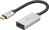 Goobay 60194 USB grafisk adapter Sort, Sølv