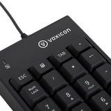 Voxicon DNP-611W numerisk tastatur USB Sort