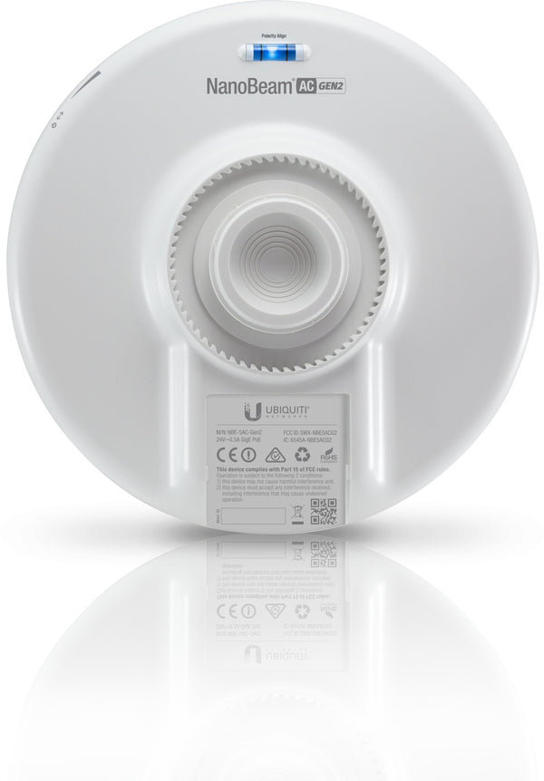 Ubiquiti NanoBeam 5AC Gen 2 Netværksbro 450 Mbit/s Hvid