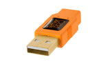 Tether Tools CU5430ORG USB-kabel USB 2.0 4,6 m USB A Micro-USB B Orange