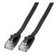EFB Elektronik K8107SW.0,25 netværkskabel Sort 0,25 m Cat6a U/UTP (UTP)