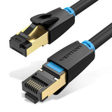 Vention IKABF netværkskabel Sort 1 m Cat8 S/FTP (S-STP)