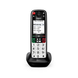 Gigaset EASY 500HX Analog/DECT-telefon Nummervisning Sort, Sølv