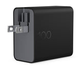 HP 100W Gallium Nitride Wall Charger EURO SmartBuy strømadapter og vekselret