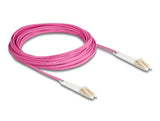 DeLOCK 88091 InfiniBand og fiberoptisk kabel 10 m LC Violet
