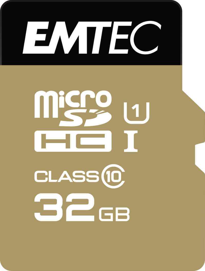 Emtec microSD Class10 Gold+ 32GB MicroSDHC Klasse 10