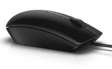 DELL MS116 mus Kontor Ambidextrous USB Type-A Optisk 1000 dpi