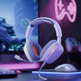 Glorious Gaming GHS Eternal RGB Headset Ledningsført Spil USB Type-C Hvid