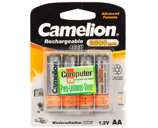 Camelion NH-AA2500-BC4 Genopladeligt batteri AA Nikkel-Metalhydrid (NiMH)