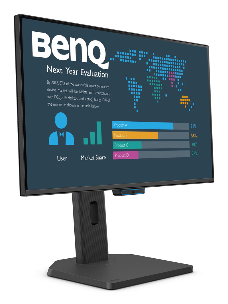 BenQ BL2490TC computerskærm 60,5 cm (23.8") 1920 x 1080 pixel Fuld HD LCD Sort