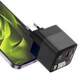 Mobile Origin MO-65WDCH-PW2 oplader til mobil enhed Universel Sort Vekselstrøm Hurtig opladning Indendørs