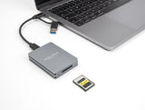 DeLOCK 91012 kortlæser USB 3.2 Gen 2 (3.1 Gen 2) Type-C Grå