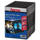 Hama DVD Slim Box 25, Black 1 diske Sort