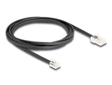 DeLOCK 88036 telefonkabel 2 m Sort
