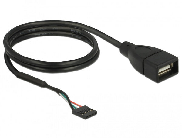 DeLOCK 85671 USB-kabel 0,6 m Sort
