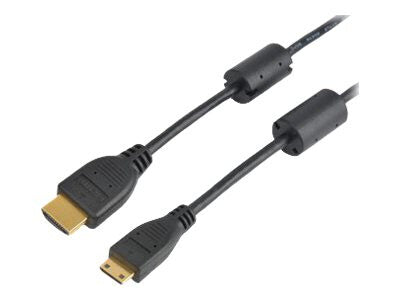 Prokord HDMI-H 0112 HDMI-kabel 2 m HDMI Type A (Standard) HDMI Type C (Mini) Sort