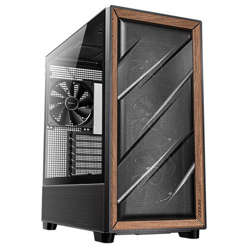Antec 0-761345-10133-2 computeretui Midi Tower Sort, Træ