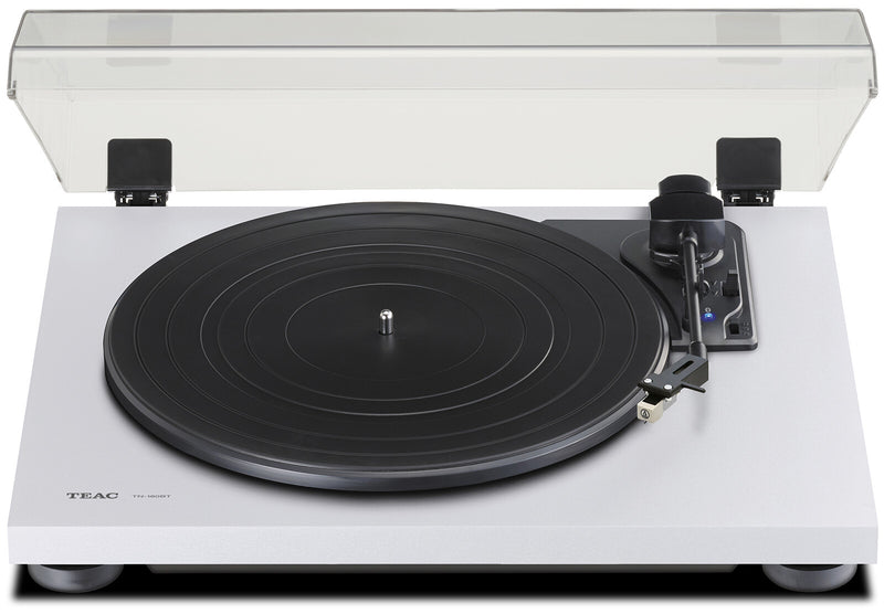 TEAC TN-180BT-A3 Bæltedrevet pladespiller Sort, Hvid Semi-automatisk