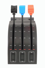Logitech G G Saitek PRO Flight Throttle Quadrant Sort USB Flysimulator Analog/digital PC