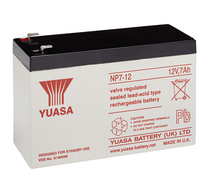 Yuasa NP7-12 Blybatterier (VRLA) 12 V