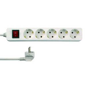 REV 001252301 overspændingsbeskytter Hvid 5 AC stikkontakt(er) 250 V