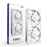 NZXT F280X Computerkabinet Ventilator 14 cm Hvid 1 stk