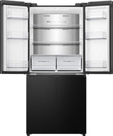 Hisense RQ5P470SAFD side-by-side køle-fryseskab Fritstående 483 L Sort