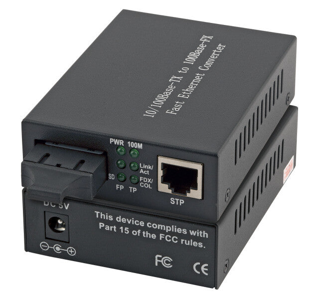 EFB Elektronik EL028V2 netværksomformer til medie 1000 Mbit/s Sort