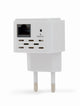 Gembird WNP-RP300-03 bridge og repeater Netværksgentager 300 Mbit/s Hvid
