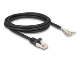 DeLOCK 80206 netværkskabel Sort 2 m S/FTP (S-STP)