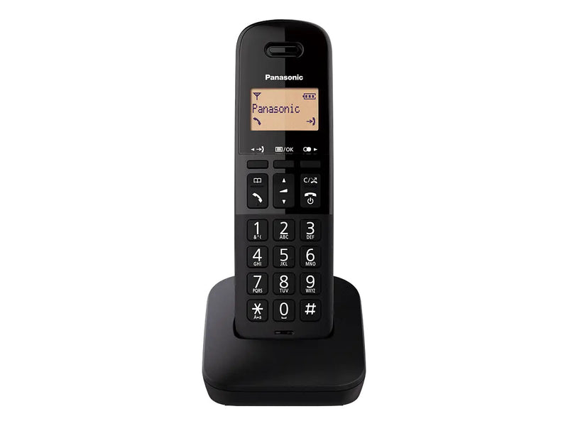 Panasonic KX-TGB610JT Analog/DECT-telefon Nummervisning Sort