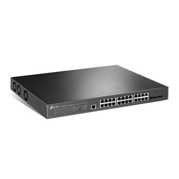 TP-Link JetStream TL-SG3428XPP-M2 netværksswitch Administreret L2+ 2.5G Ethernet (100/1000/2500) Strøm over Ethernet (PoE) 1U Sort