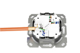 Digitus DN-9010/8-1 stikkontakt RJ-45 Hvid